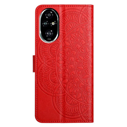 For Honor 200 Pro 5G Leather Case with Card Slots Mandala Pattern Phone Cover Stand