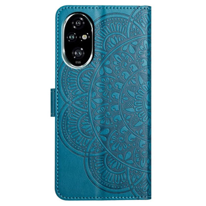 For Honor 200 Pro 5G Leather Case with Card Slots Mandala Pattern Phone Cover Stand