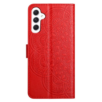 For Samsung Galaxy A16 5G Leather Case with Card Slots Mandala Pattern Phone Cover Stand