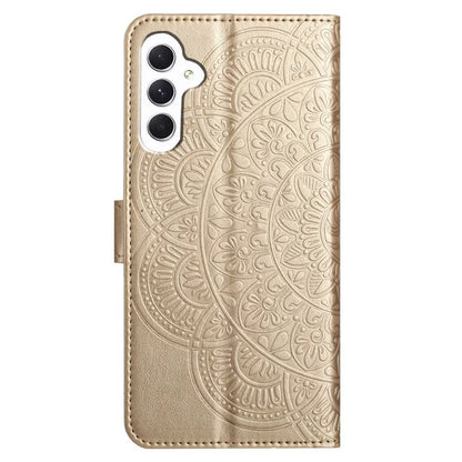 For Samsung Galaxy A16 5G Leather Case with Card Slots Mandala Pattern Phone Cover Stand