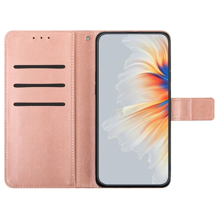 For Samsung Galaxy A16 5G Leather Case with Card Slots Mandala Pattern Phone Cover Stand
