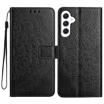 For Samsung Galaxy A16 5G Leather Case with Card Slots Mandala Pattern Phone Cover Stand