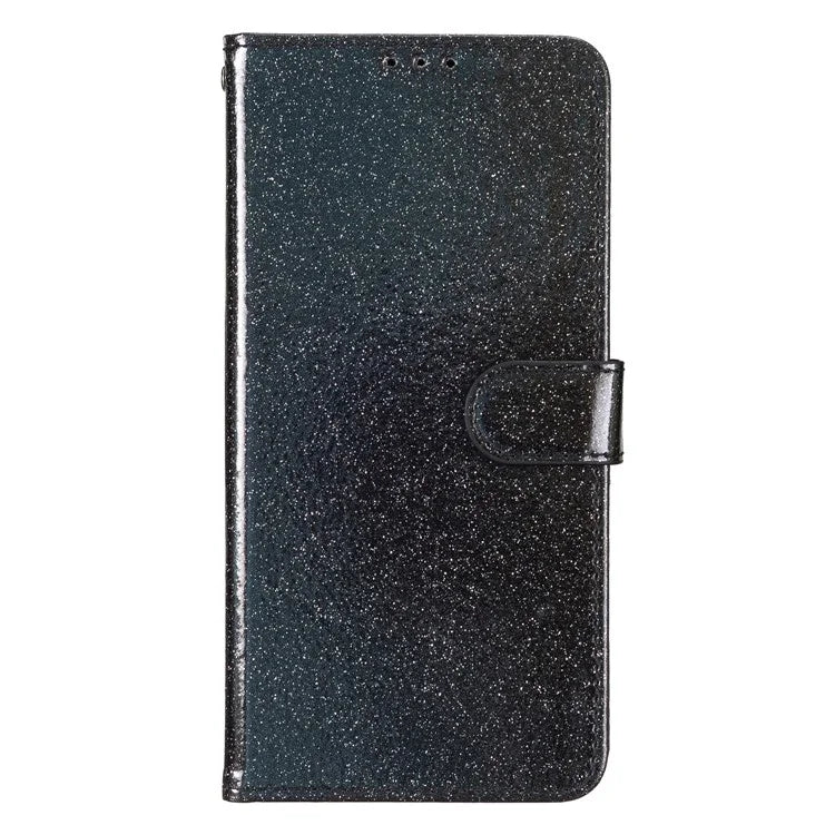 For HMD Pulse+ Wallet Case Glitter Anti-Scratch Leather Phone Cover Stand