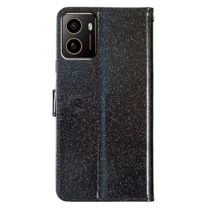 For HMD Pulse+ Wallet Case Glitter Anti-Scratch Leather Phone Cover Stand