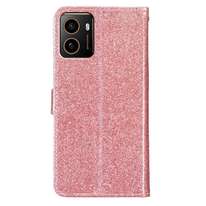 For HMD Pulse+ Wallet Case Glitter Anti-Scratch Leather Phone Cover Stand