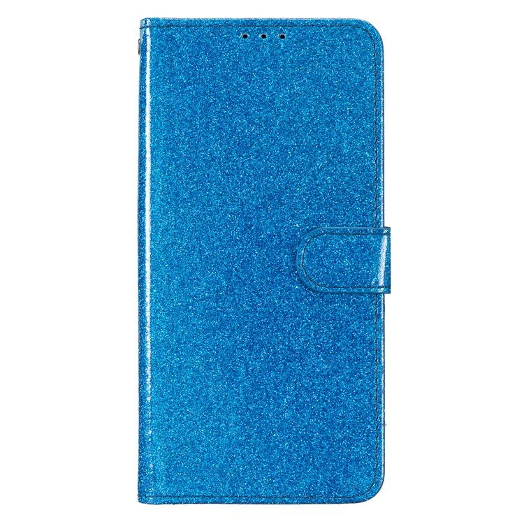 For HMD Pulse+ Wallet Case Glitter Anti-Scratch Leather Phone Cover Stand