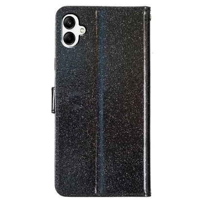 For Samsung Galaxy A06 Wallet Case Glitter Anti-Scratch Leather Phone Cover Stand