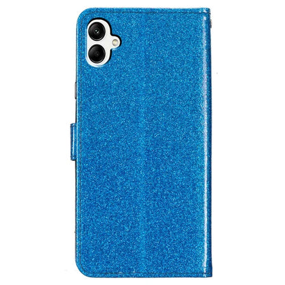 For Samsung Galaxy A06 Wallet Case Glitter Anti-Scratch Leather Phone Cover Stand