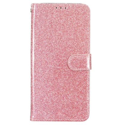 For Samsung Galaxy A06 Wallet Case Glitter Anti-Scratch Leather Phone Cover Stand