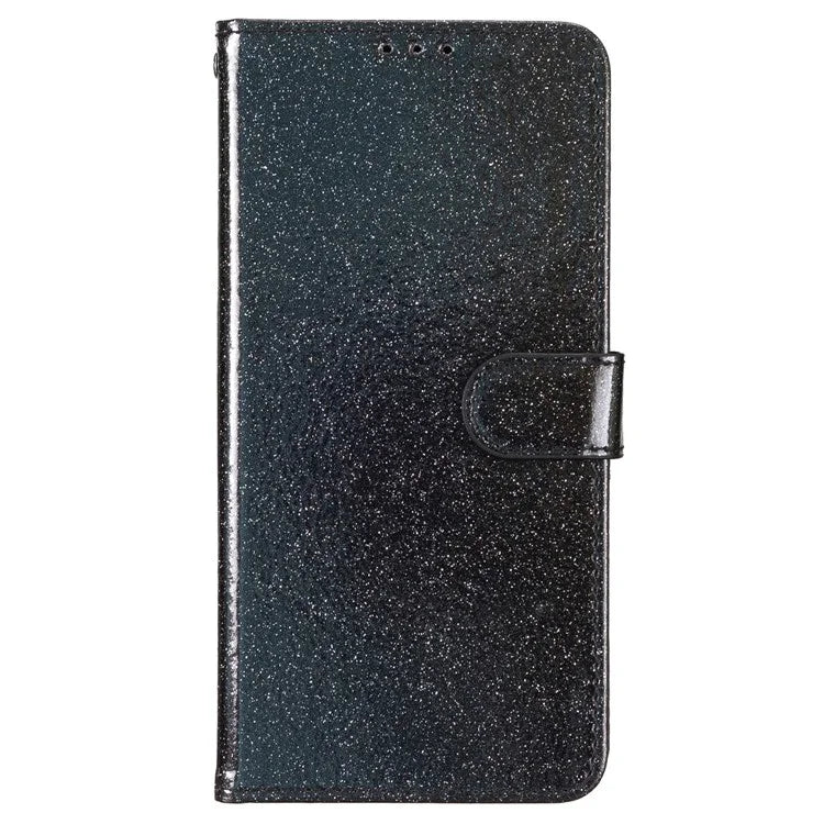 For Samsung Galaxy A16 5G Wallet Case Glitter Anti-Scratch Leather Phone Cover Stand