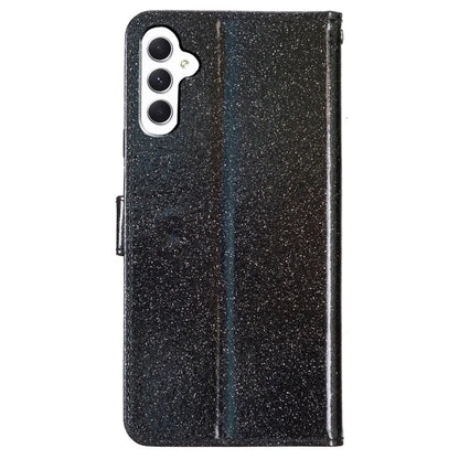 For Samsung Galaxy A16 5G Wallet Case Glitter Anti-Scratch Leather Phone Cover Stand