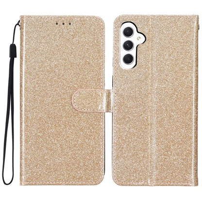 For Samsung Galaxy A16 5G Wallet Case Glitter Anti-Scratch Leather Phone Cover Stand