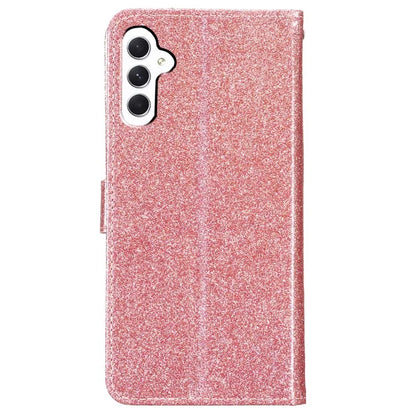 For Samsung Galaxy A16 5G Wallet Case Glitter Anti-Scratch Leather Phone Cover Stand
