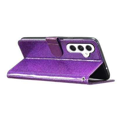 For Samsung Galaxy A16 5G Wallet Case Glitter Anti-Scratch Leather Phone Cover Stand