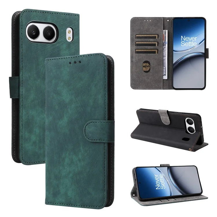 For OnePlus Nord 4 Wallet Case RFID Blocking PU Leather Cover Stand View