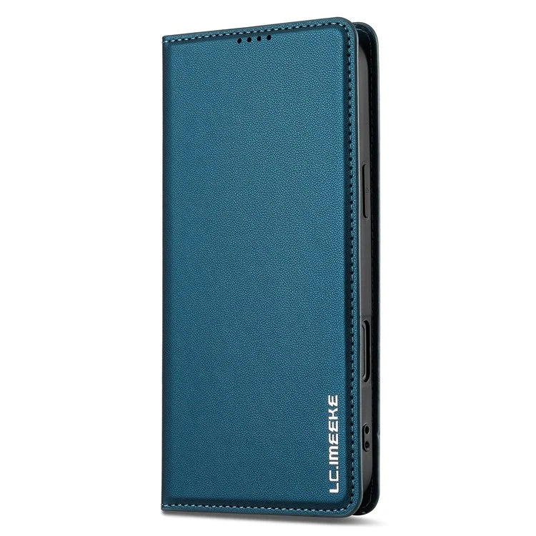 LC.IMEEKE L1 Series for iPhone 16 Case PU Leather Wallet Stand Protective Phone Cover