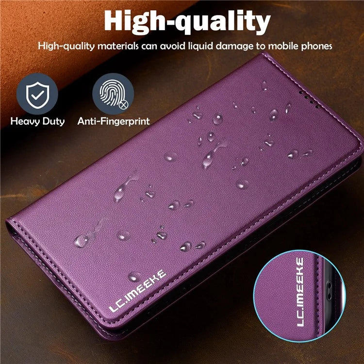 LC.IMEEKE L1 Series for Samsung Galaxy A15 5G Case PU Leather Wallet Stand Protective Phone Cover