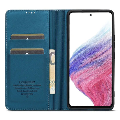 LC.IMEEKE L1 Series for Samsung Galaxy A53 5G Case PU Leather Wallet Stand Protective Phone Cover