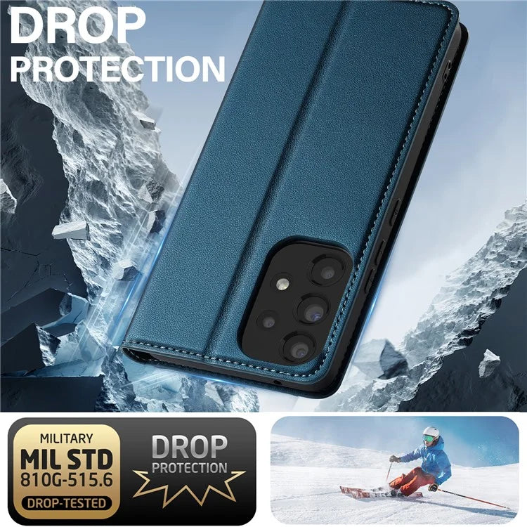 LC.IMEEKE L1 Series for Samsung Galaxy A53 5G Case PU Leather Wallet Stand Protective Phone Cover