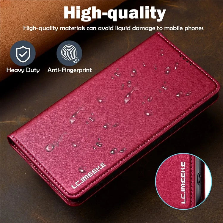 LC.IMEEKE L1 Series for Samsung Galaxy A53 5G Case PU Leather Wallet Stand Protective Phone Cover
