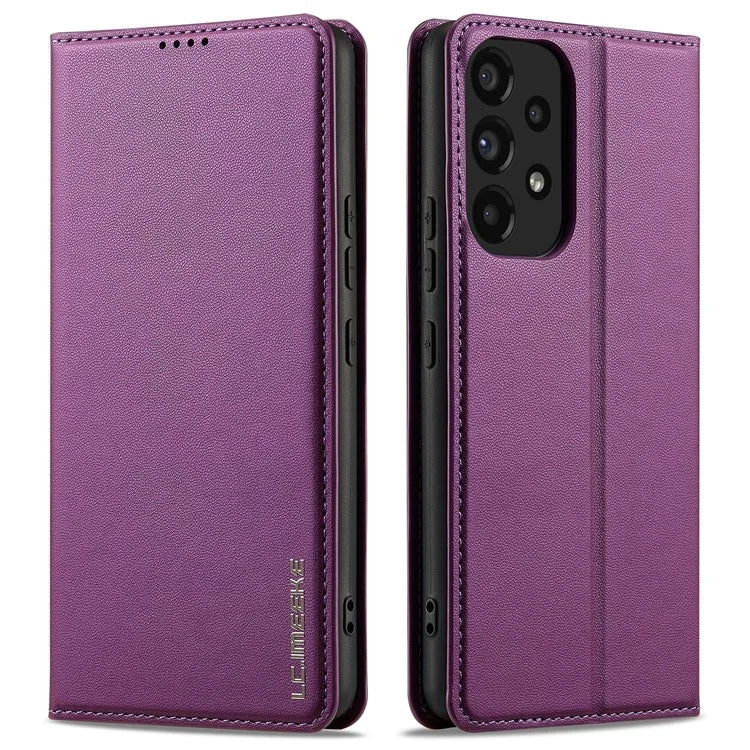 LC.IMEEKE L1 Series for Samsung Galaxy A53 5G Case PU Leather Wallet Stand Protective Phone Cover