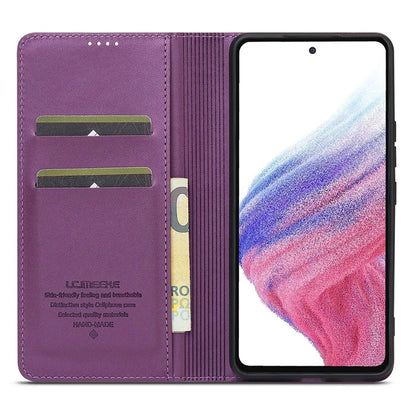 LC.IMEEKE L1 Series for Samsung Galaxy A53 5G Case PU Leather Wallet Stand Protective Phone Cover