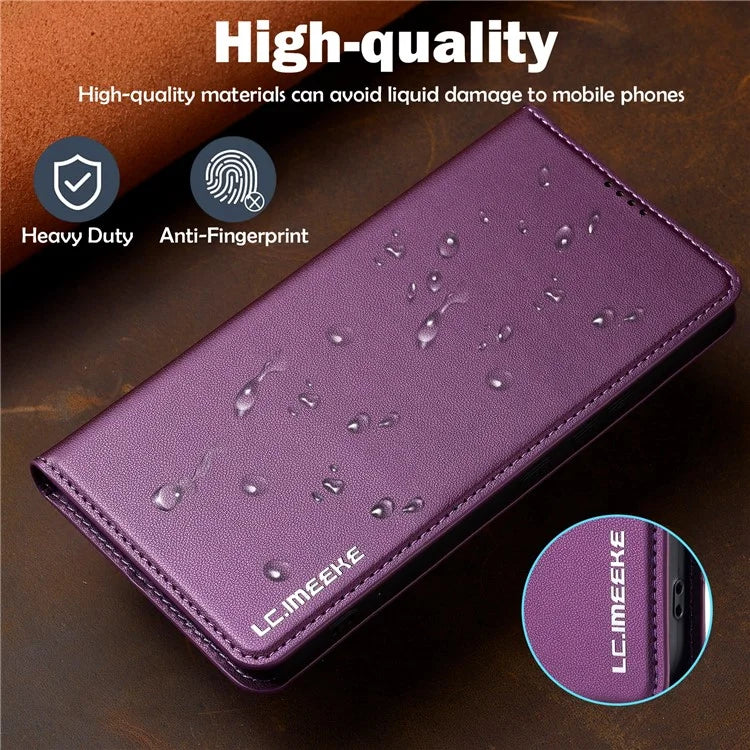LC.IMEEKE L1 Series for Samsung Galaxy A53 5G Case PU Leather Wallet Stand Protective Phone Cover