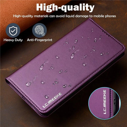 LC.IMEEKE L1 Series for Samsung Galaxy A53 5G Case PU Leather Wallet Stand Protective Phone Cover
