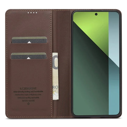 LC.IMEEKE L1 Series for Xiaomi Poco X6 5G / Redmi Note 13 Pro 5G Case PU Leather Wallet Stand Phone Cover