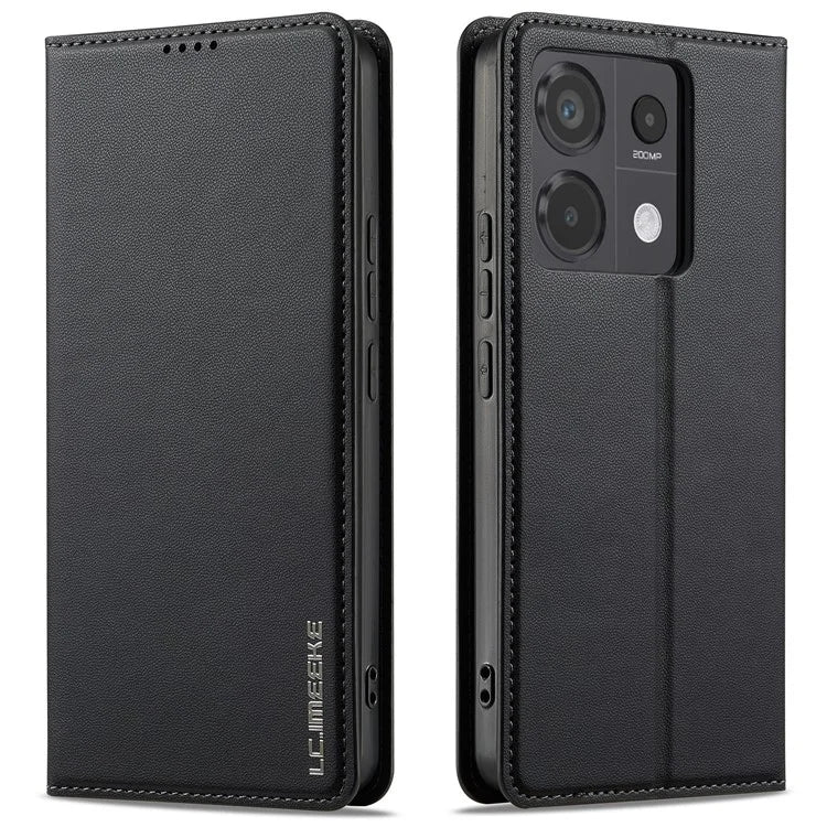 LC.IMEEKE L1 Series for Xiaomi Poco X6 5G / Redmi Note 13 Pro 5G Case PU Leather Wallet Stand Phone Cover