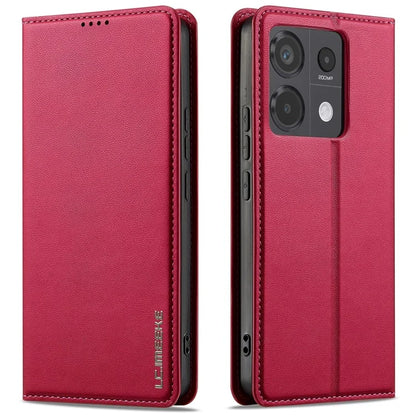 LC.IMEEKE L1 Series for Xiaomi Poco X6 5G / Redmi Note 13 Pro 5G Case PU Leather Wallet Stand Phone Cover