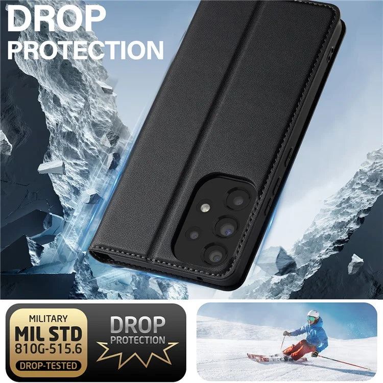 LC.IMEEKE L1 Series for Samsung Galaxy A52s 5G / A52 5G / 4G Case PU Leather Wallet Stand Phone Cover