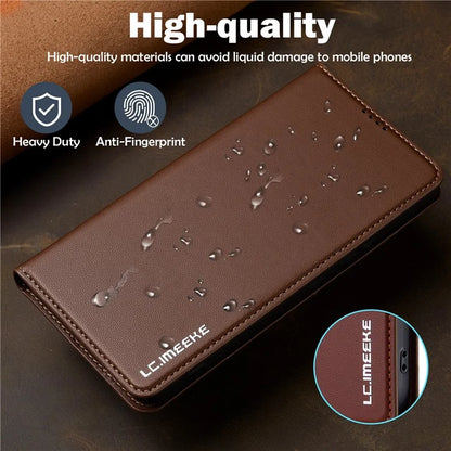 LC.IMEEKE L1 Series for Samsung Galaxy A52s 5G / A52 5G / 4G Case PU Leather Wallet Stand Phone Cover
