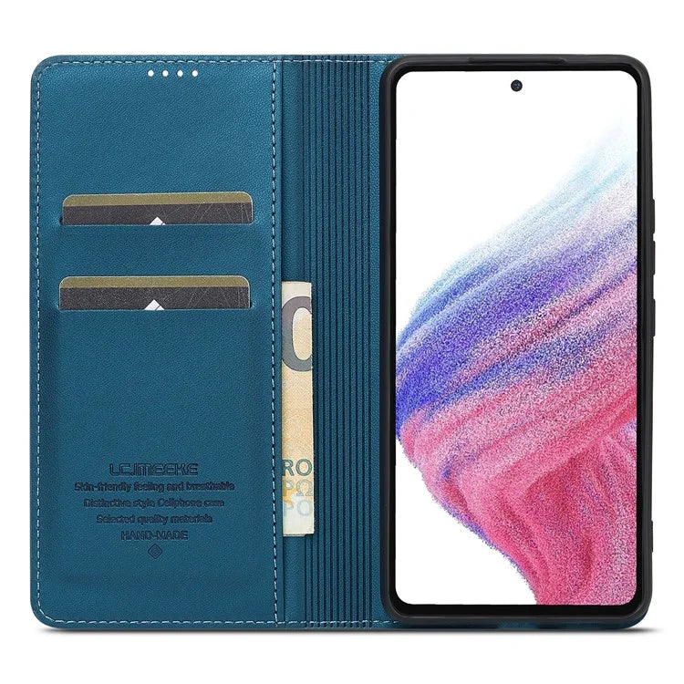 LC.IMEEKE L1 Series for Samsung Galaxy A52s 5G / A52 5G / 4G Case PU Leather Wallet Stand Phone Cover