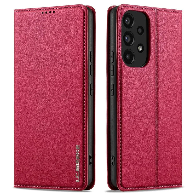 LC.IMEEKE L1 Series for Samsung Galaxy A52s 5G / A52 5G / 4G Case PU Leather Wallet Stand Phone Cover
