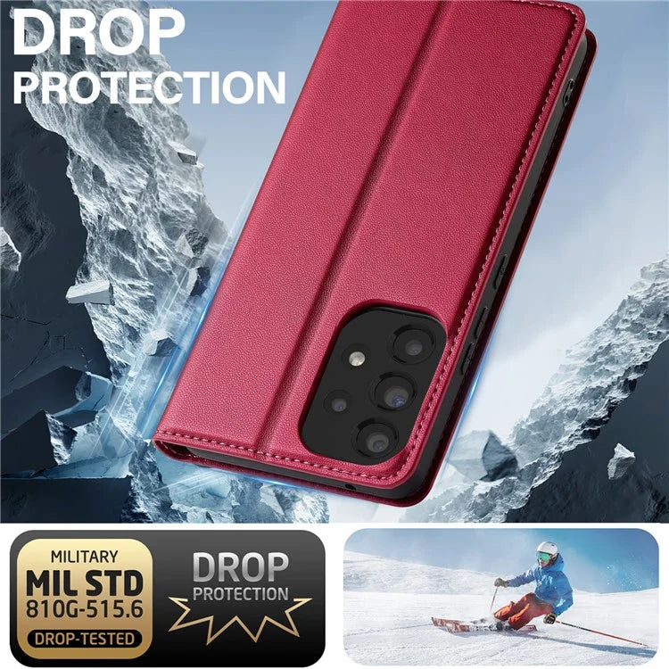 LC.IMEEKE L1 Series for Samsung Galaxy A52s 5G / A52 5G / 4G Case PU Leather Wallet Stand Phone Cover
