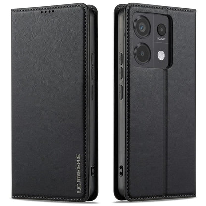LC.IMEEKE L1 Series for Xiaomi Redmi Note 13 4G Case PU Leather Wallet Stand Protective Phone Cover