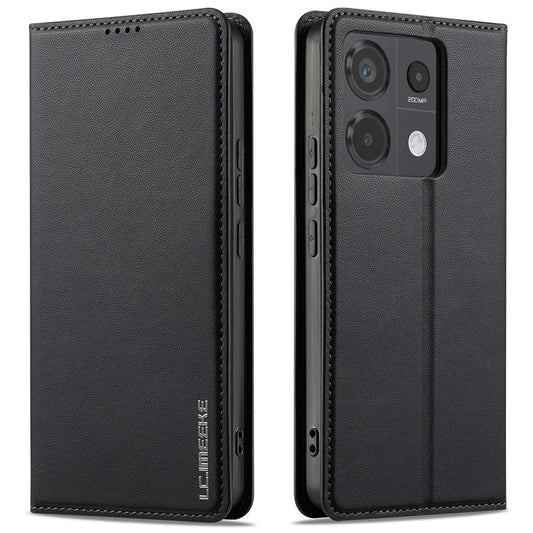 LC.IMEEKE L1 Series for Xiaomi Redmi Note 13 4G Case PU Leather Wallet Stand Protective Phone Cover