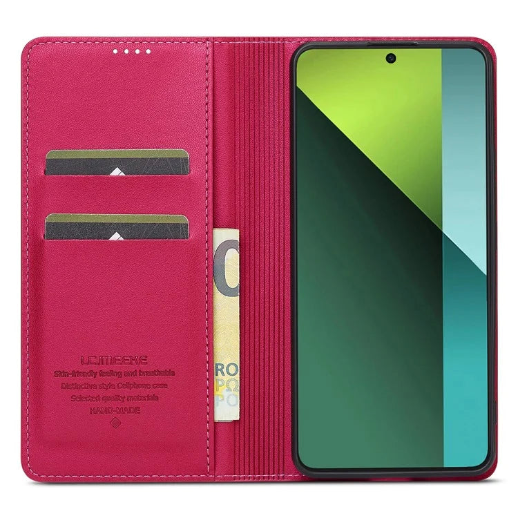 LC.IMEEKE L1 Series for Xiaomi Redmi Note 13 5G Case PU Leather Wallet Stand Protective Phone Cover