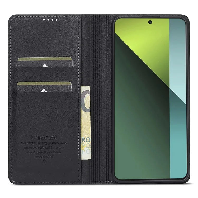 LC.IMEEKE L1 Series for Xiaomi Redmi Note 13 5G Case PU Leather Wallet Stand Protective Phone Cover
