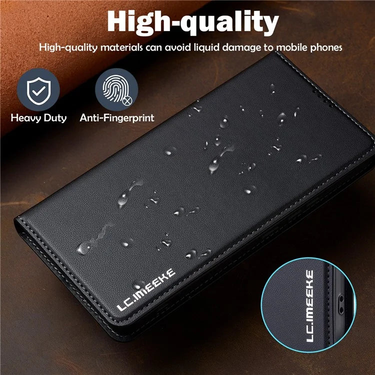 LC.IMEEKE L1 Series for Xiaomi Redmi Note 13 5G Case PU Leather Wallet Stand Protective Phone Cover