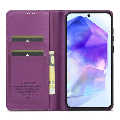 LC.IMEEKE L1 Series for Samsung Galaxy A54 5G Case PU Leather Wallet Stand Protective Phone Cover