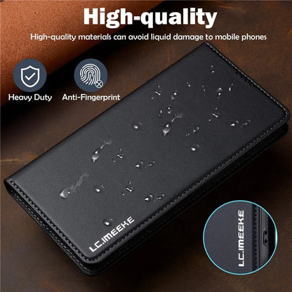 LC.IMEEKE L1 Series for Samsung Galaxy A54 5G Case PU Leather Wallet Stand Protective Phone Cover