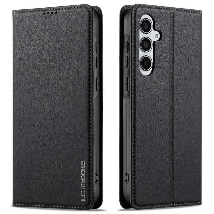 LC.IMEEKE L1 Series for Samsung Galaxy A55 5G Case PU Leather Wallet Stand Protective Phone Cover