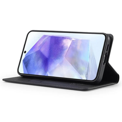 LC.IMEEKE L1 Series for Samsung Galaxy A55 5G Case PU Leather Wallet Stand Protective Phone Cover