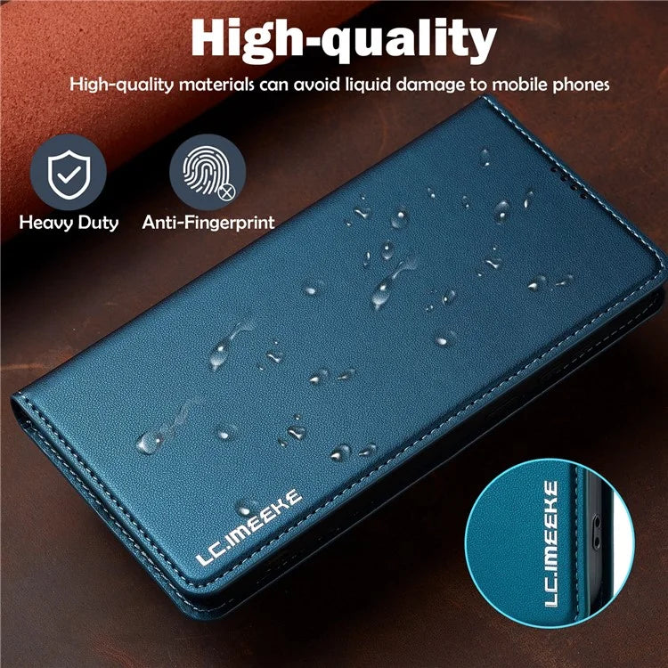 LC.IMEEKE L1 Series for Samsung Galaxy A35 5G Case PU Leather Wallet Stand Protective Phone Cover
