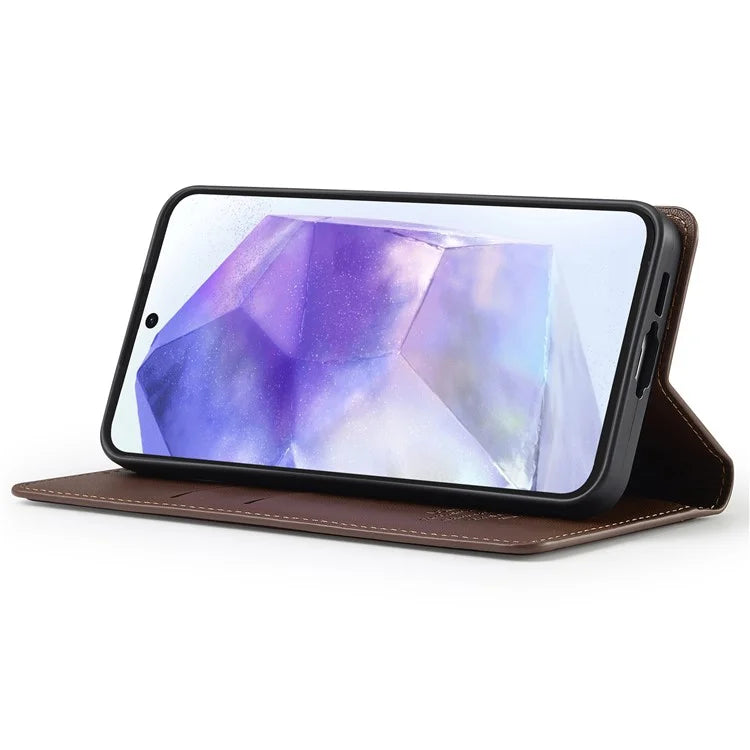 LC.IMEEKE L1 Series for Samsung Galaxy A35 5G Case PU Leather Wallet Stand Protective Phone Cover
