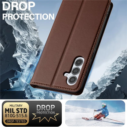 LC.IMEEKE L1 Series for Samsung Galaxy A35 5G Case PU Leather Wallet Stand Protective Phone Cover
