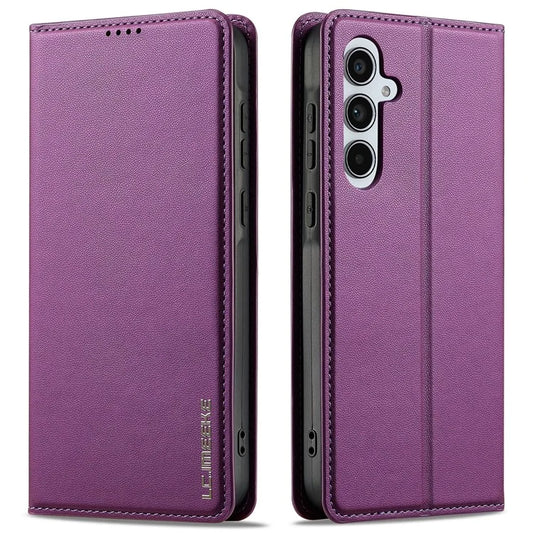 LC.IMEEKE L1 Series for Samsung Galaxy A14 4G / 5G Case PU Leather Wallet Stand Protective Phone Cover