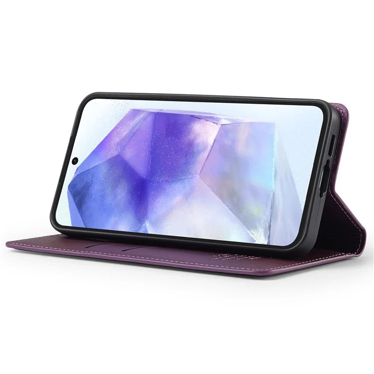 LC.IMEEKE L1 Series for Samsung Galaxy A14 4G / 5G Case PU Leather Wallet Stand Protective Phone Cover